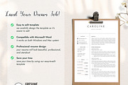 Professional Resume CV Template DOCX, a Resume Template by GResume (Thumbnail 9 of 10)