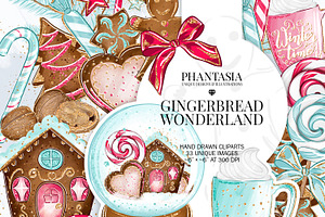 Christmas Gingerbread Clipart