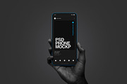 Phone Mockup - Hand Holding Android, an iPhone Mockup by Avelina Studio (Thumbnail 1 of 3)