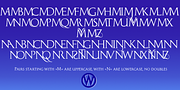 Monogramma, a Serif Font by Wiescher-Design (Thumbnail 8 of 14)