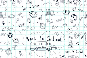 Back To School Vector Set