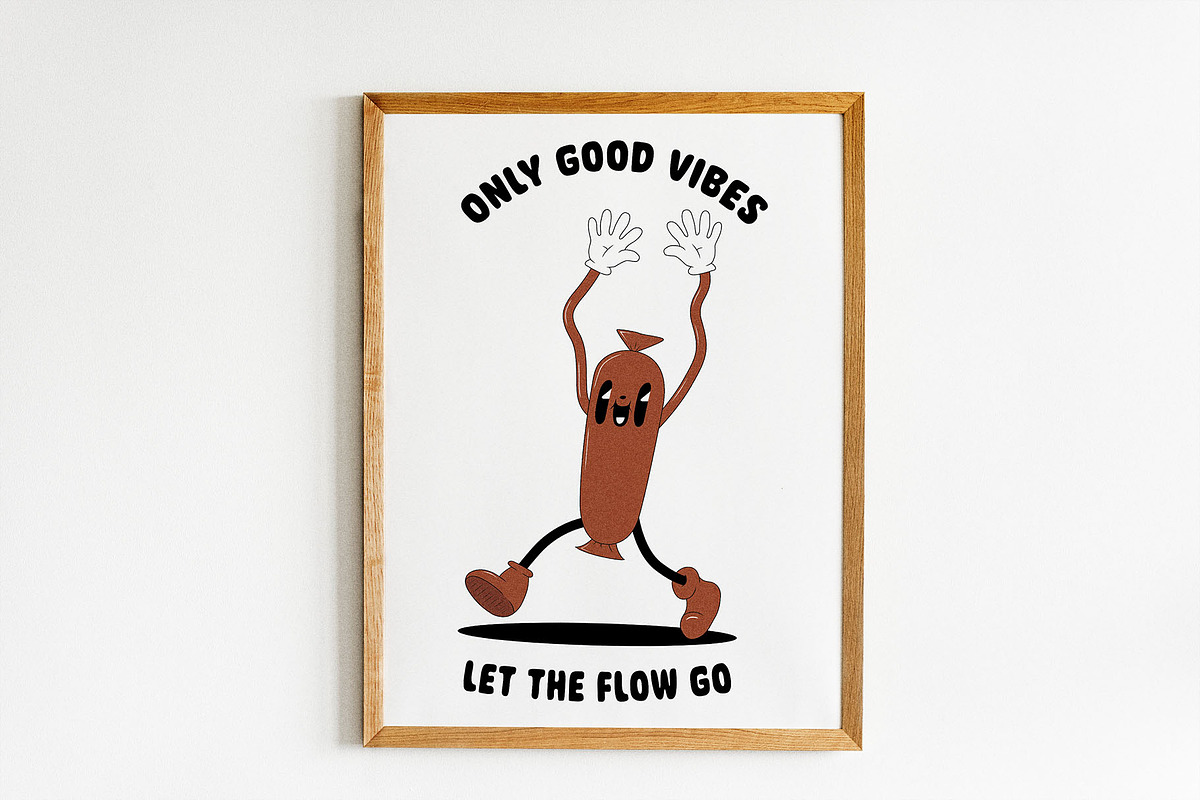 Retro Cartoon Character Collection, an Illustration by Shyeno (Photo 10 of 18)