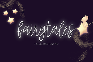 Fairytales - Handwritten Script Font