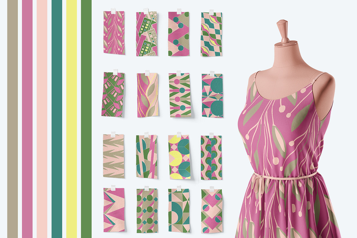 Surreal geometric abstract patterns, a Pattern Graphic by Pachel (Photo 5 of 9)