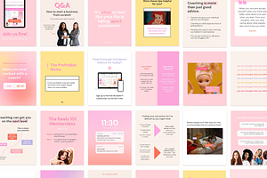 Coach Instagram Bundle For Canva