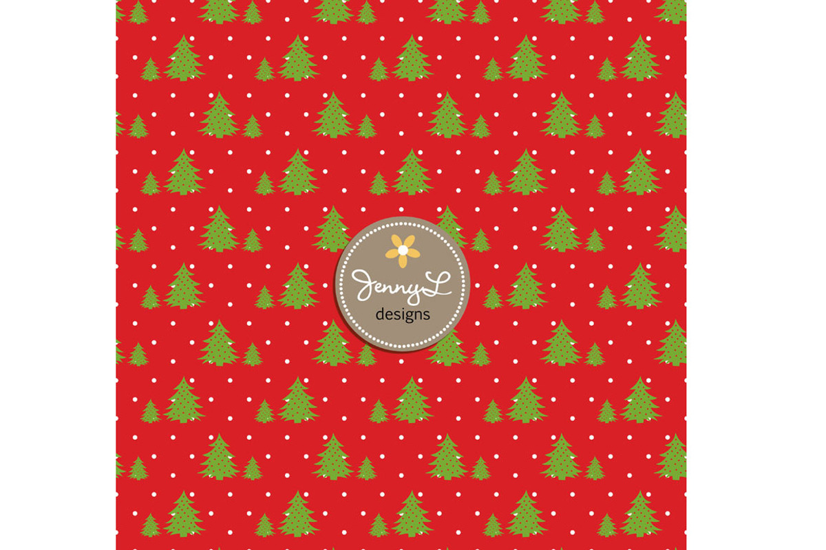 Fun Christmas Digital Papers, a Pattern Graphic by JennyL Designs (Photo 2 of 4)