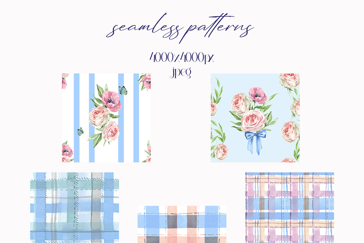 Wisteria Tea Party Watercolor, a Decorative Illustration by Catch the Dream Art (Photo 11 of 13)