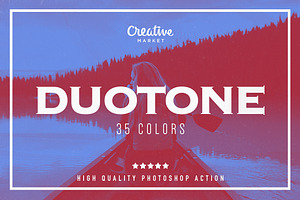 Duotone Photoshop Action