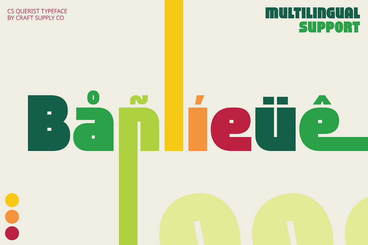 CS Querist – Bold Font, a Sans Serif Font by Craft Supply Co. (Photo 3 of 8)
