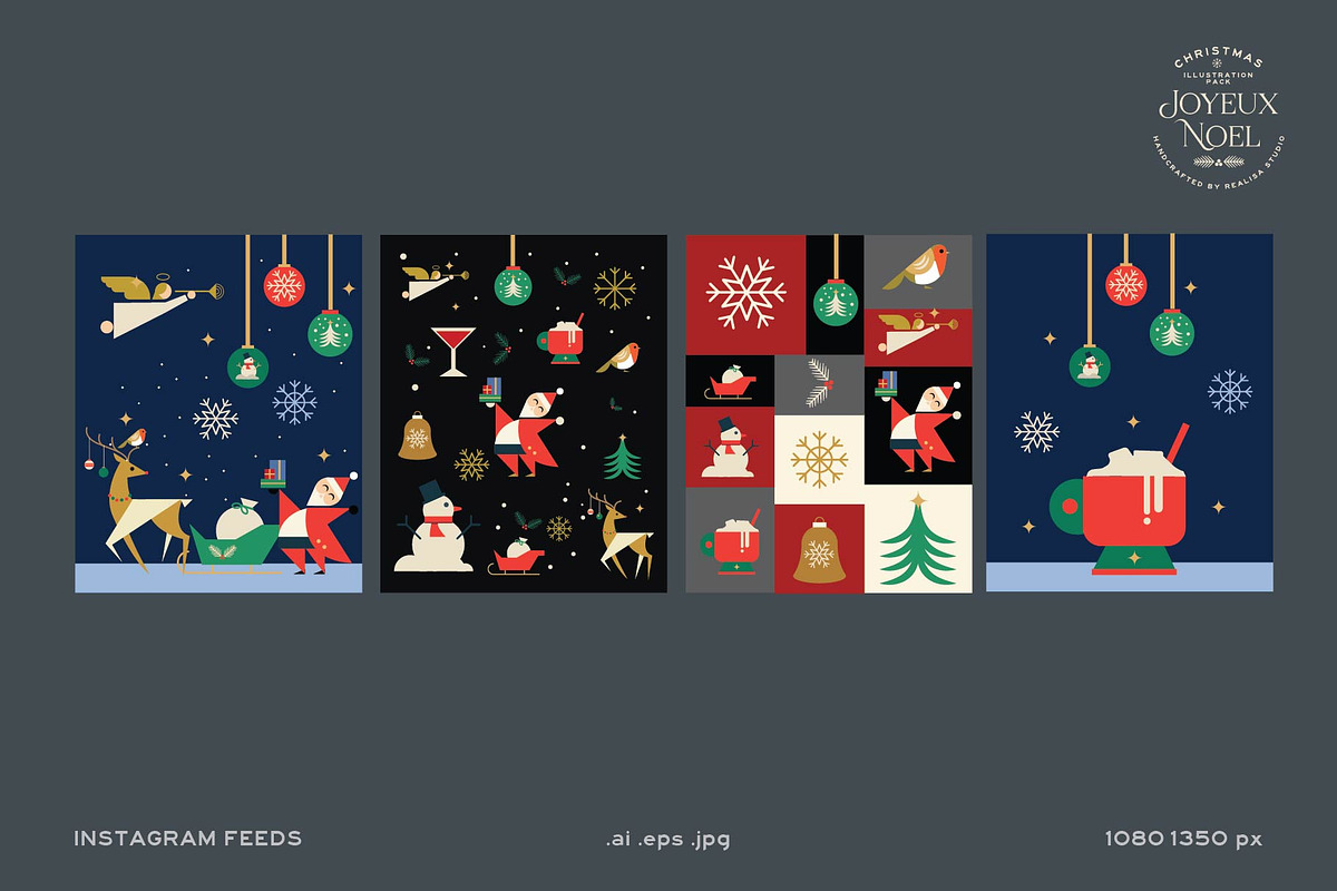 Christmas - Joyeoux Noel, an Illustration by Elysamunster (Photo 5 of 7)
