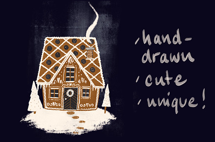 Cosy gingerbread cottage