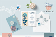 Vintage Asian ornament, a Decorative Illustration by Collection by VY (Thumbnail 3 of 9)