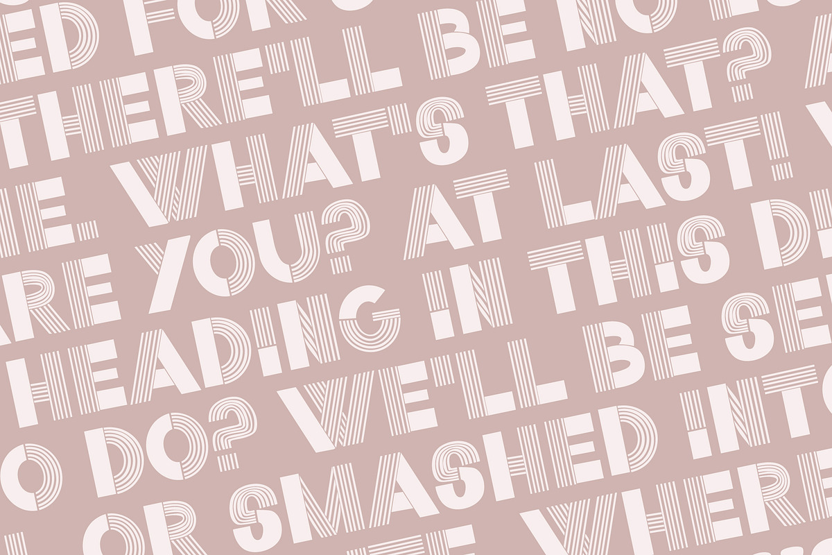 Stardust Multiline Retro Font, a Sans Serif Font by Mastilo Designs (Photo 5 of 8)