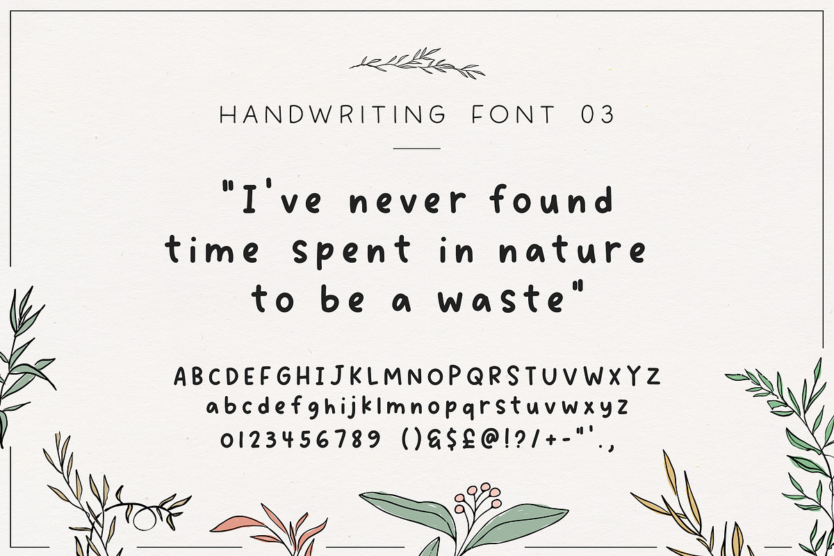 The Handwriting Font Bundle, a Sans Serif Font by Salt & Pepper Designs (Photo 5 of 12)