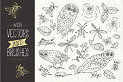 Night Creatures - Owl Clipart Vector, an Object Graphic by The Pen and Brush (Thumbnail 2 of 7)