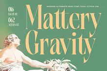 Mattery Gravity Modern Serif Font