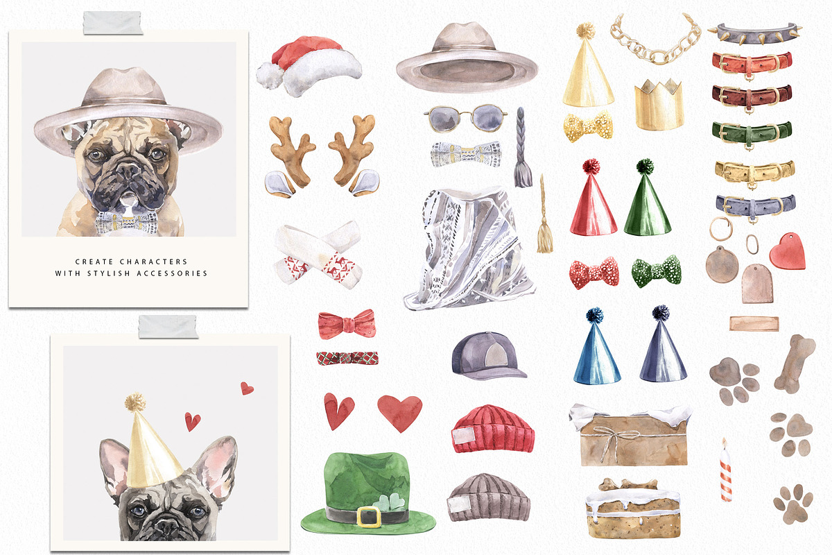 Dog Family Character Creator Clipart, an Animal Illustration by Cat In Colour (Photo 9 of 19)