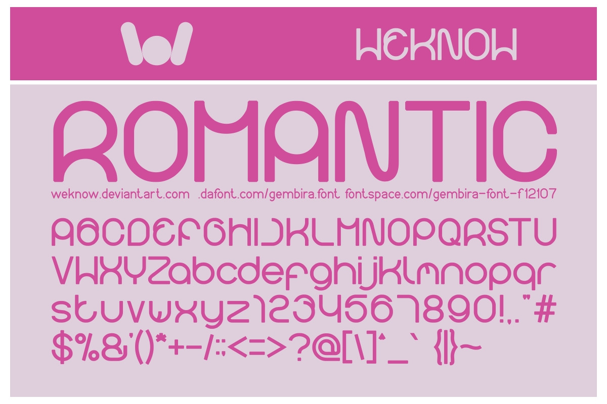 gembira font preview 4