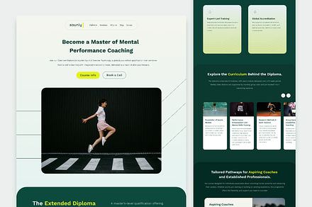 Coaching Platform Landing Page