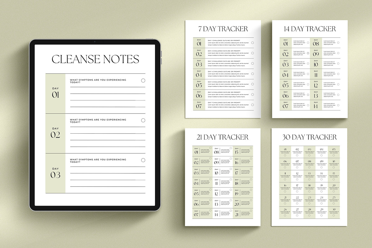 Health + Nutrition Challenge CANVA, a Magazine Template by Studio Loire (Photo 14 of 20)
