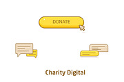Charity Icons Set, an Outline Icon by UX Monster (Thumbnail 4 of 7)
