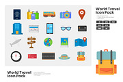 World Travel Icon Pack, a Duotone Icon by erifqizeicon (Thumbnail 1 of 3)