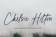 Chelsie Hilton //Luxe Signature Font