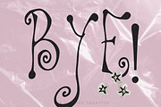 Lightest Little Lie Curly Display, a Handwritten Font by The October Creative (Thumbnail 8 of 8)