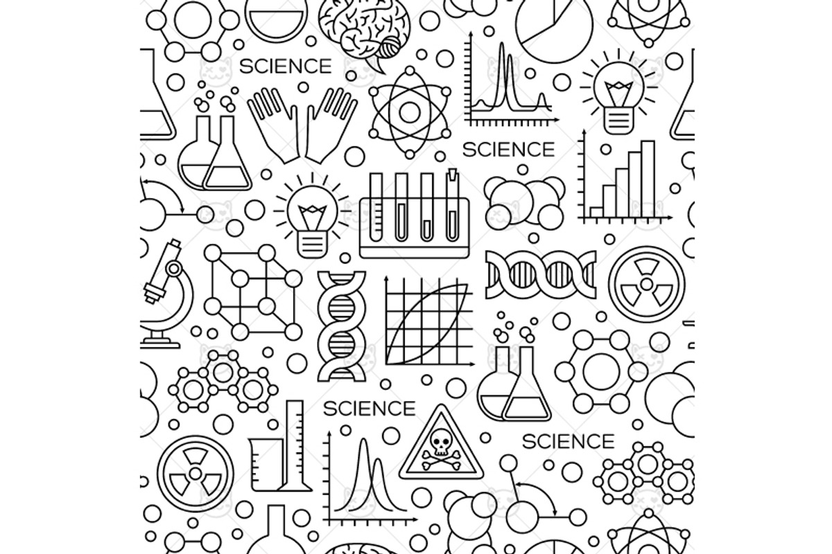 Chemistry pattern, a Pattern Graphic by kotoffei (Photo 2 of 2)