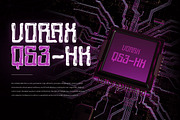 Vasroce - Futuristic Font, a Font by twinstd (Thumbnail 2 of 9)