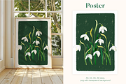 Spring Snowdrops Flowers Collection, an Object Illustration by Harmony Draws (Thumbnail 9 of 9)