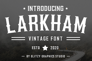 Larkham Vintage Font