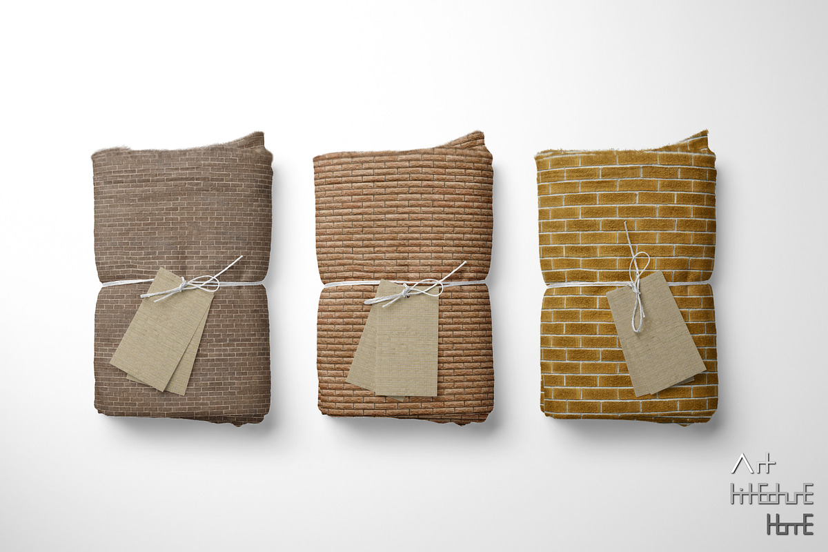 Seamless Coffee Color Brick Textures, a Texture Graphic by Arthitecture Home (Photo 7 of 11)