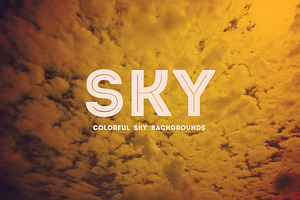 10 Colorful Sky Backgrounds V1