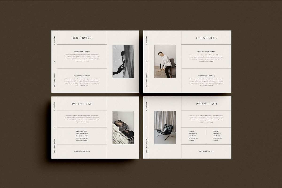 Services and Pricing Guide Template, a Presentation Template by Wild Theory (Photo 5 of 12)