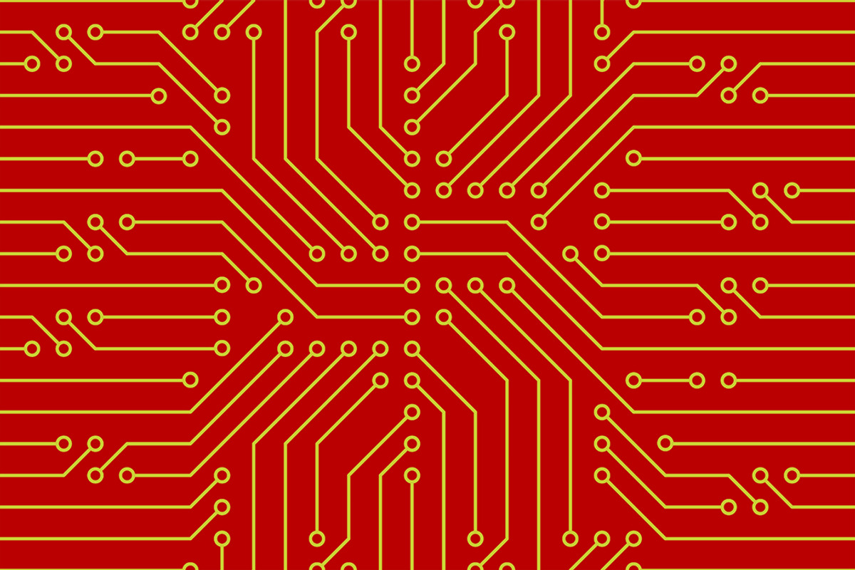 Circuit board Pattern, a Pattern Graphic by Volyk (Photo 3 of 4)