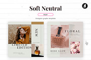 Soft neutral social media graphic, a Social Media Template by Chanut is industries (Thumbnail 2 of 11)