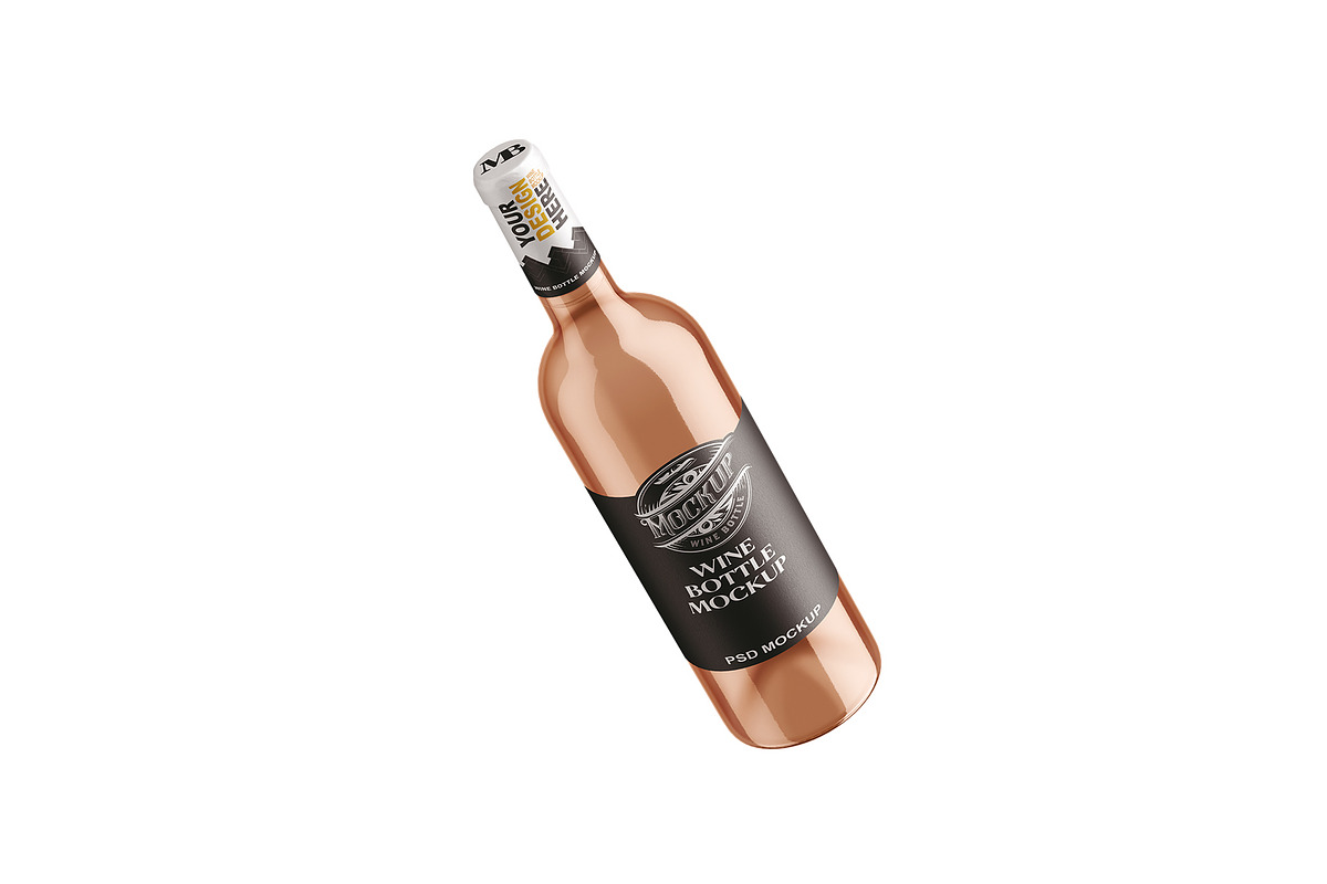 Wine Bottle Mockup, a Product Mockup by mockupbuys (Photo 4 of 8)