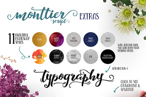 Monttier Script Font Duo