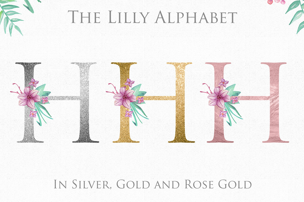 Lilly Alphabet Graphic Set, an Illustration by Rad Fonts (Photo 3 of 12)