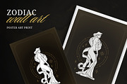 Virgo Zodiac Goddess Wall Art, a Person Illustration by Vasya Kobelev (Thumbnail 1 of 7)