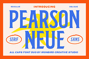 IC Pearson Neue - Font Duo, a Serif Font by IronbirdCreative (Thumbnail 1 of 9)