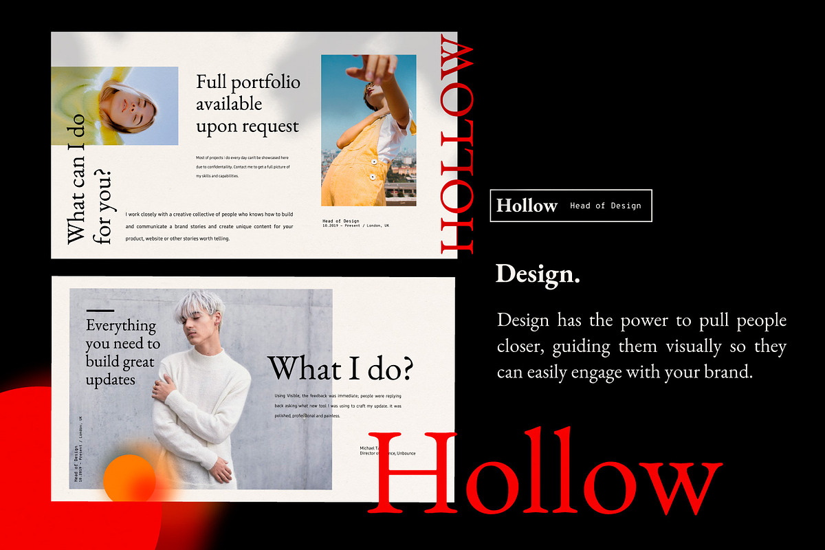 HOLLOW. - Keynote, a Presentation Template by Dirtytemp Studio (Photo 5 of 13)
