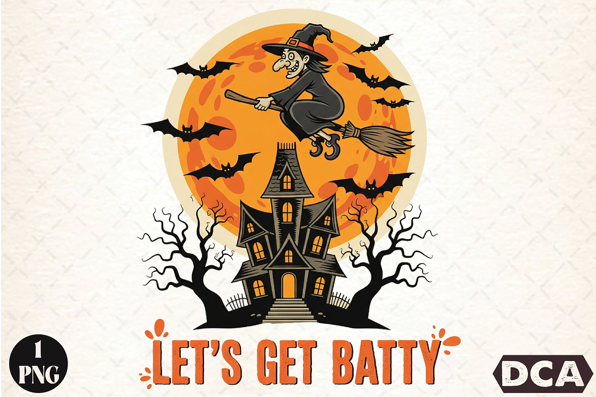 Let's Get Batty Png, Flying Bats Png, an Illustration by DreamCafeArt (Photo 1 of 7)