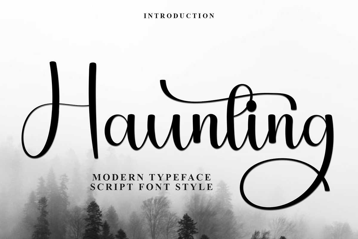 Haunting, a Handwritten Font by InermediaSTUDIO (Photo 2 of 7)