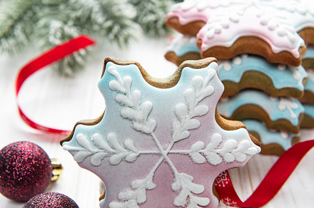 Christmas gingerbread cookies homemade and New Year decor, a Holiday Photo by Olena Rudo