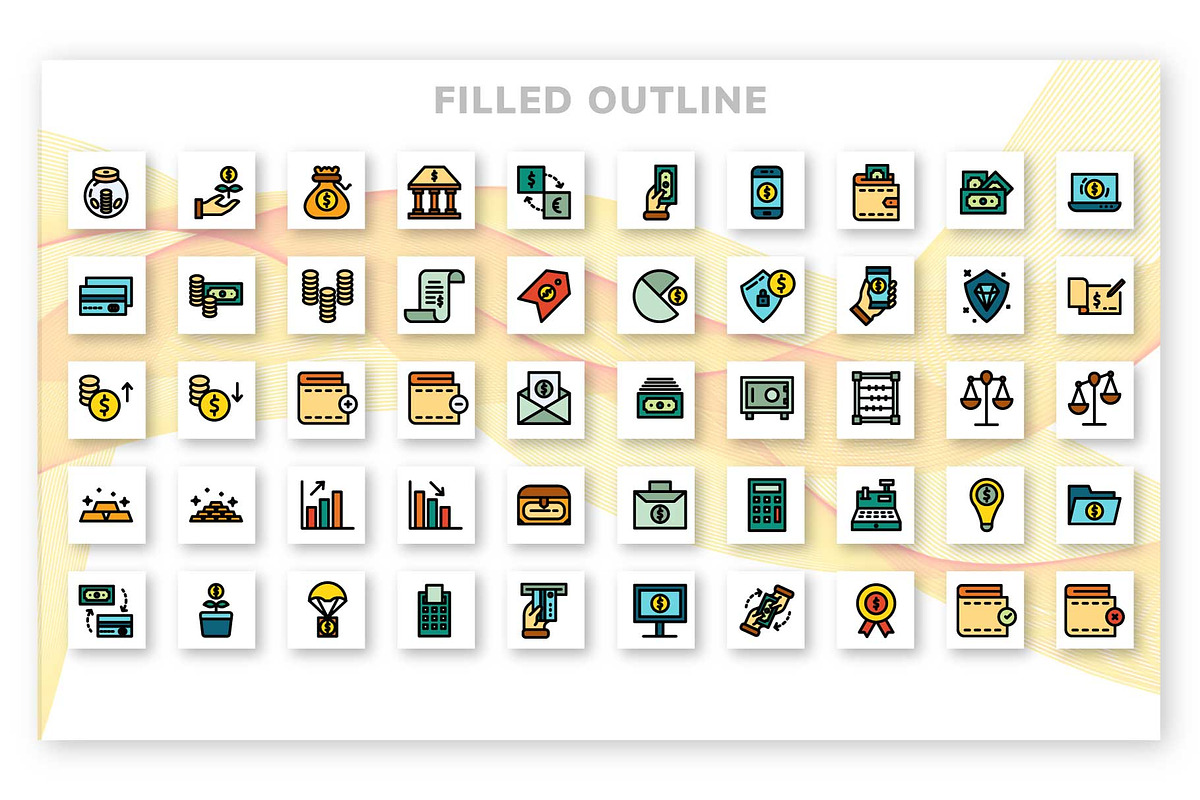 200 Finance Icon Pack, a Duotone Icon by Creastale (Photo 5 of 5)