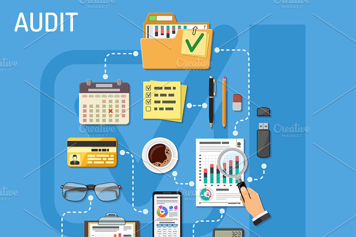 Auditing, Tax, Accounting Concepts, a Finance Illustration by TAlex (Photo 2 of 7)