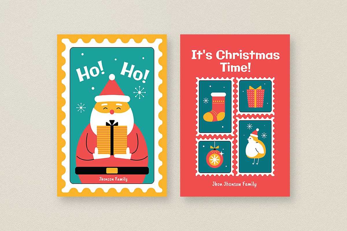 Christmas Greeting Card, a Card Template by Guuver (Photo 2 of 3)