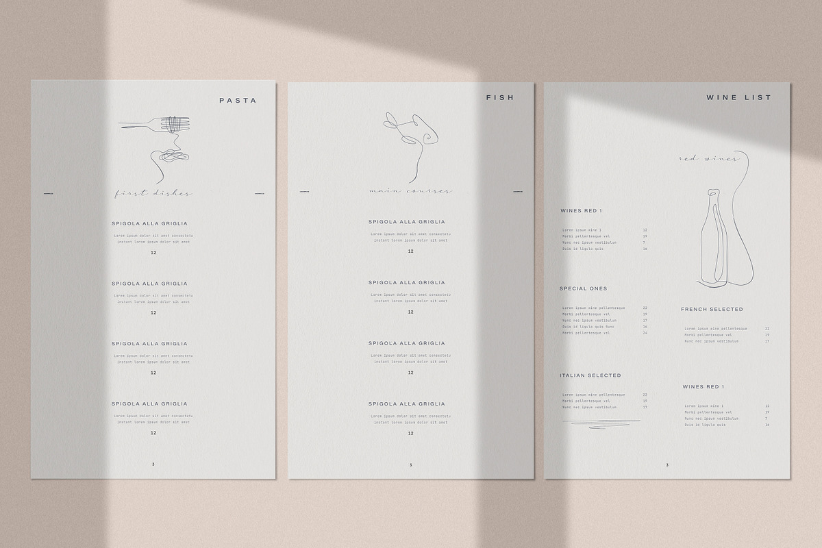 Restaurant Menu Mockup, a Books & Magazine Mockup by Catkie - Digital Art (Photo 6 of 11)